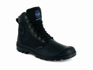 Palladium Férfi Túrabakancs - Pampa Sport Cuff WPN Fekete | 438KTYNPO